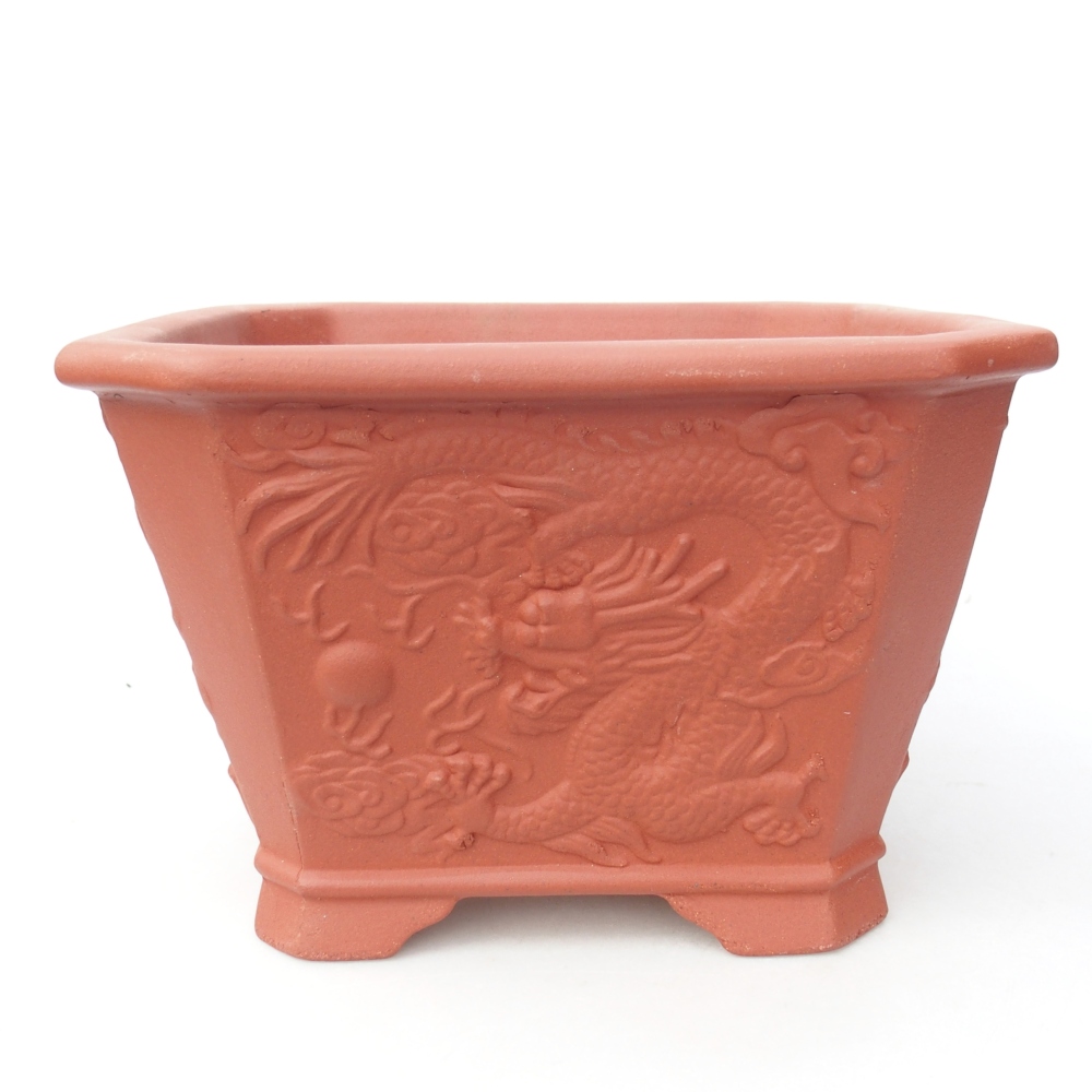 Bowl 21 x 21 x 14 cm brick colour