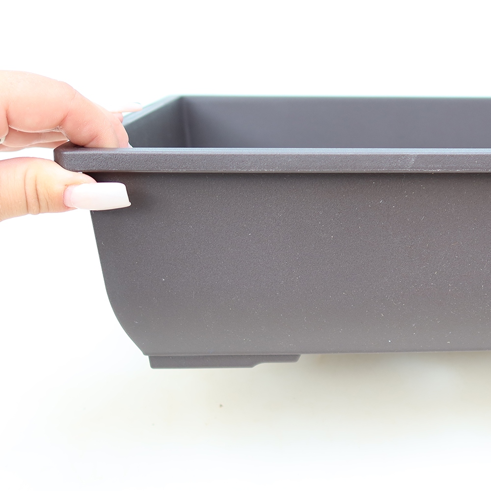 MP-7 Brown Plastic Bonsai Pot - 34 x 26 x 10 cm