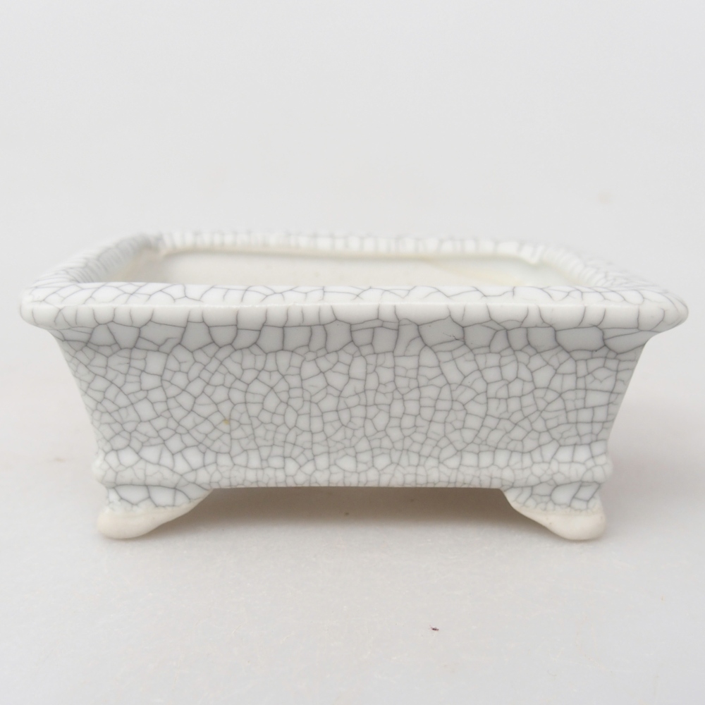 Mini bonsai bowl 8 x 6,5 x 3,5 cm, raku colour