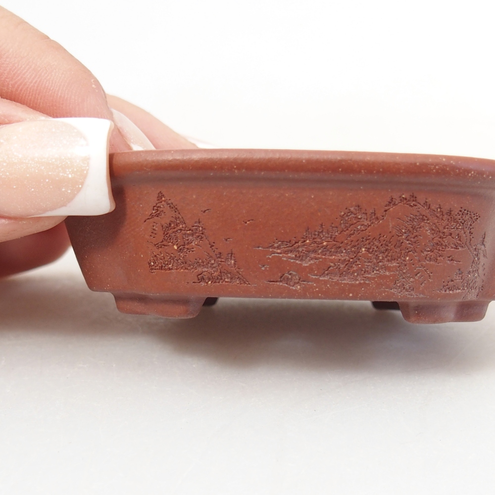 Bowl 7 x 6 x 2 cm brick colour