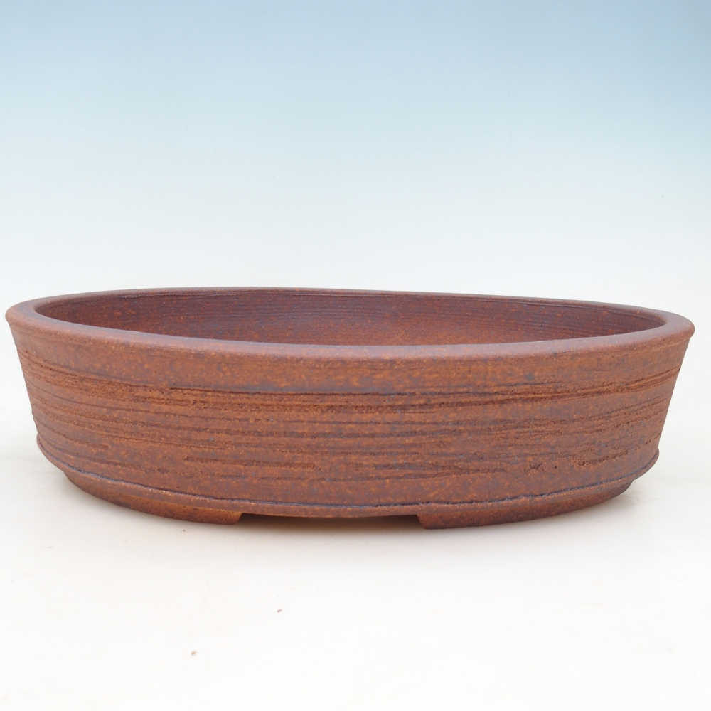 Bonsai bowl 32,5 x 26 x 7 cm , colour brown