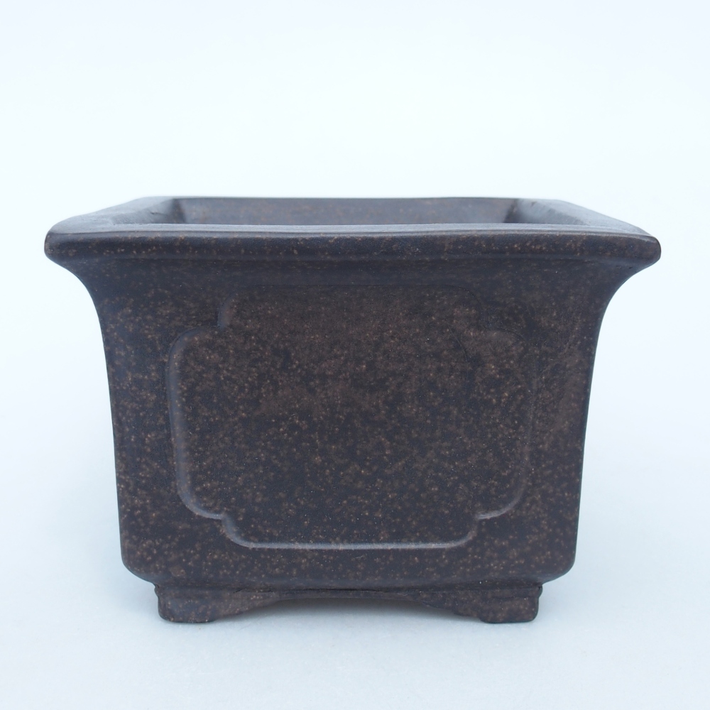 Bowl 12 x 12 x 9 cm brown ochre