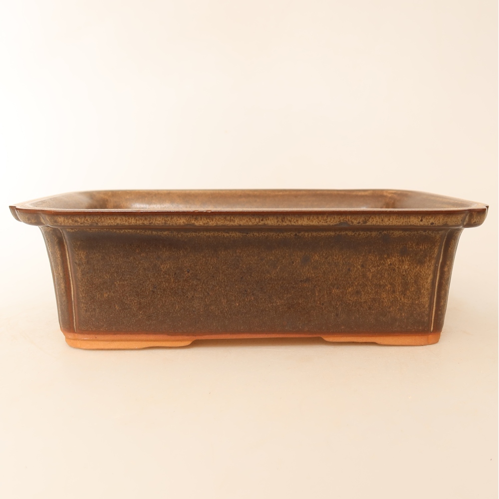 Ceramic Bowl, 20 x 15.5 x 5.5 cm, brown
