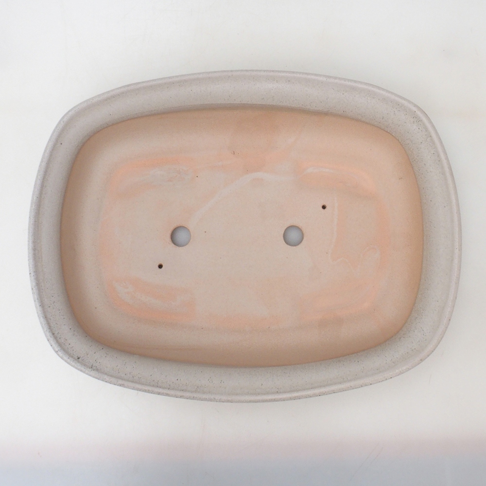 Bonsai bowl H10 - 37 x 28 x 9 cm. - beige