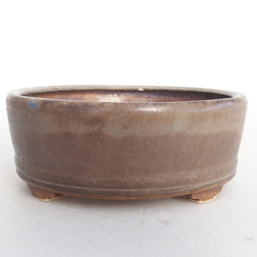 Ceramic bonsai bowl 9 x 9 x 3,5 cm, colour blue