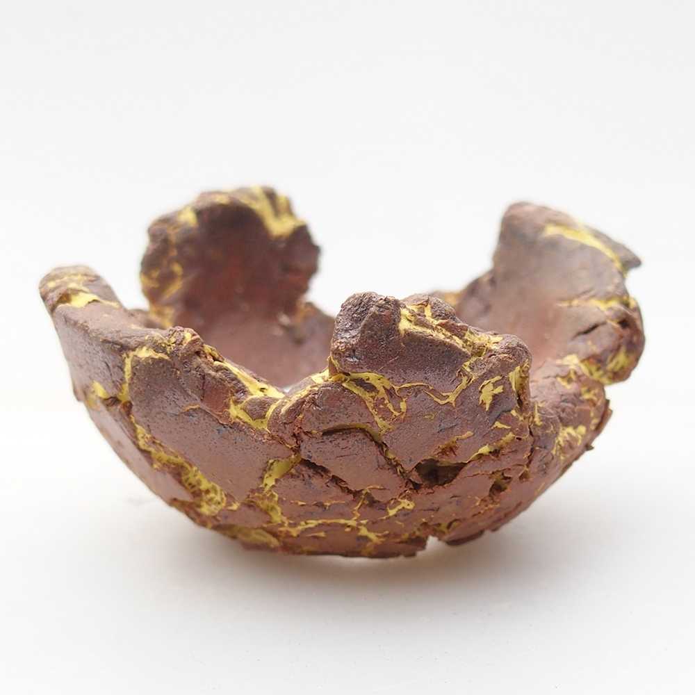 Ceramic Shell 5,5 x 5 x 4 cm , colour yellow