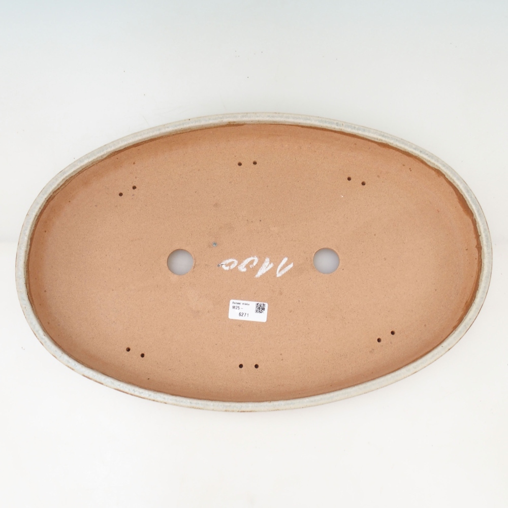 Bonsai bowl 48 x 31 x 5 cm , colour beige - PERSONAL COLLECTION OR PALLET TRANSPORT ONLY