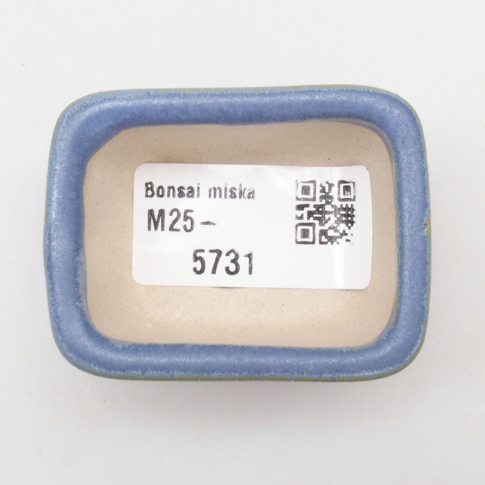 Mini bonsai bowl 5,5 x 4 x 2,5 cm, color blue