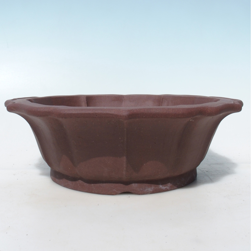 Bonsai bowl 30,5 x 30,5 x 10 cm - brown