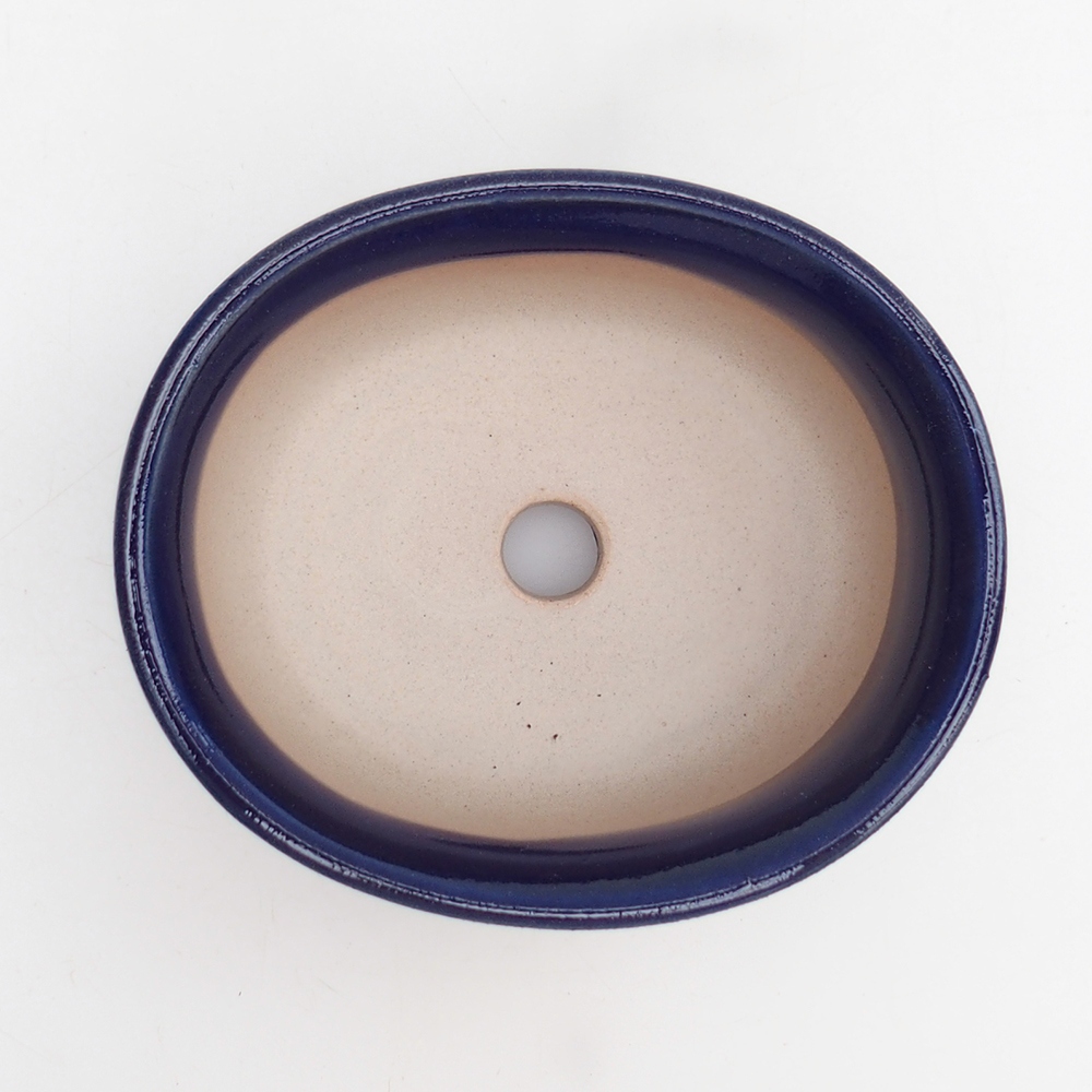 Bonsai bowl H30 - 12 x 10,5 x 5,5 cm. - blue