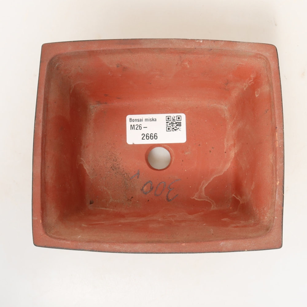 Ceramic Shell  14 x 12.5 x 7 cm, brick red