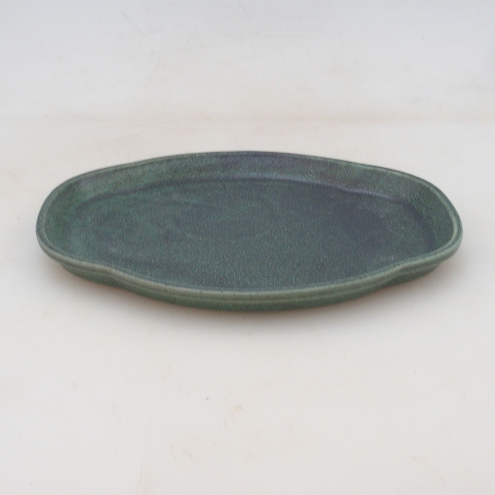 Ceramic bowl H75 - 18.5 x 13 x 1.5 cm - green