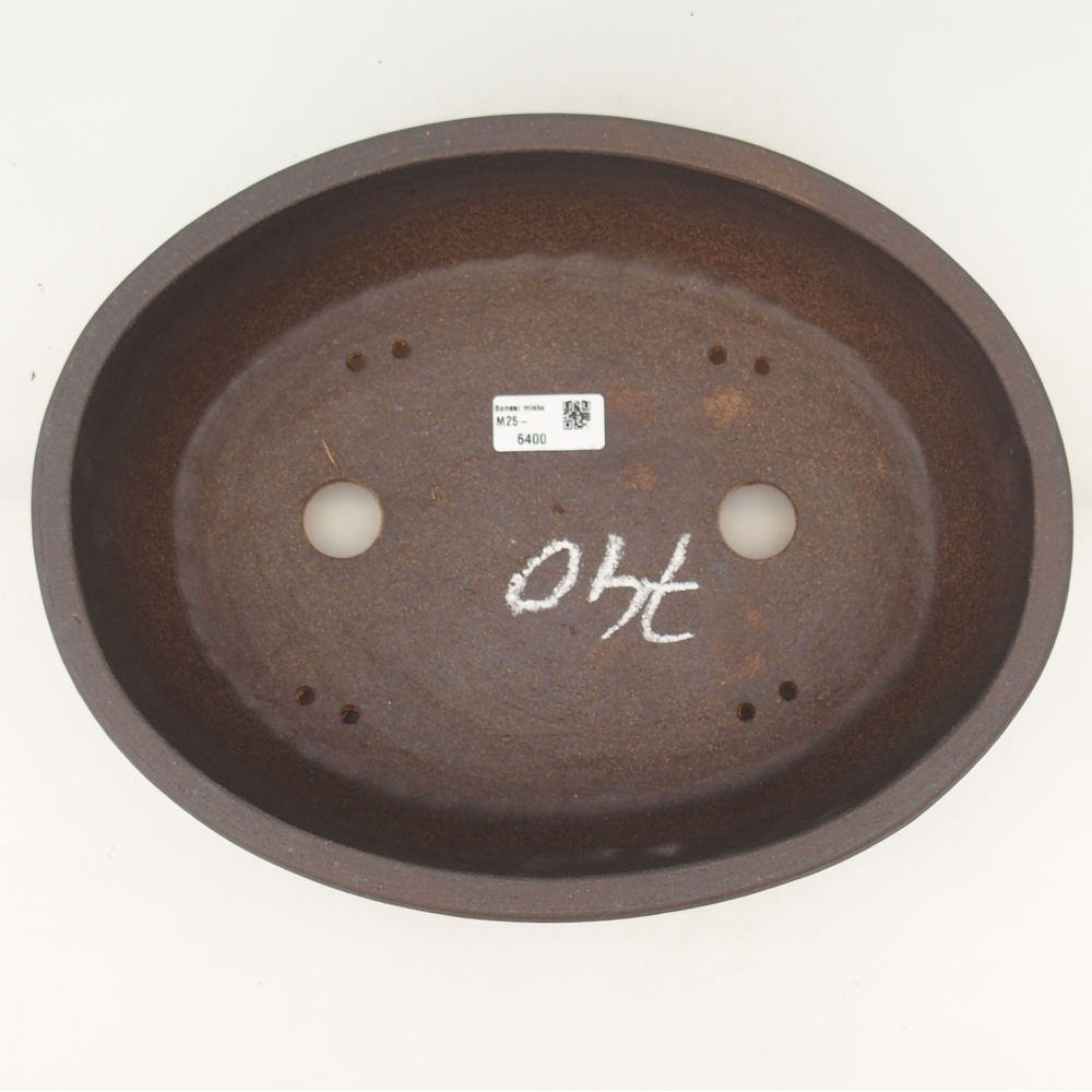 Bonsai bowl 33 x 26 x 9 cm , colour brown
