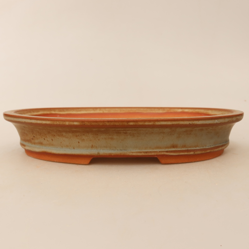 Ceramic Bowl  21 x 14.5 x 3.5 cm, beige