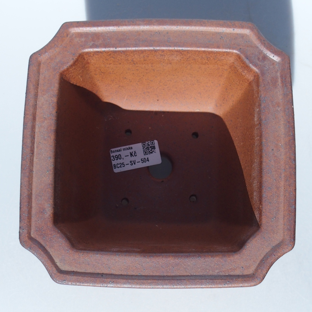 Bowl 18 x 18 x 11,5 cm brown