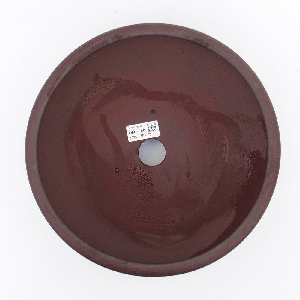 Bowl 29 x 29 x 9,5 cm brown-red