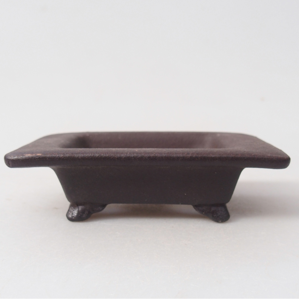 Mini bonsai bowl 9,5 x 6,5 x 3 cm, brown