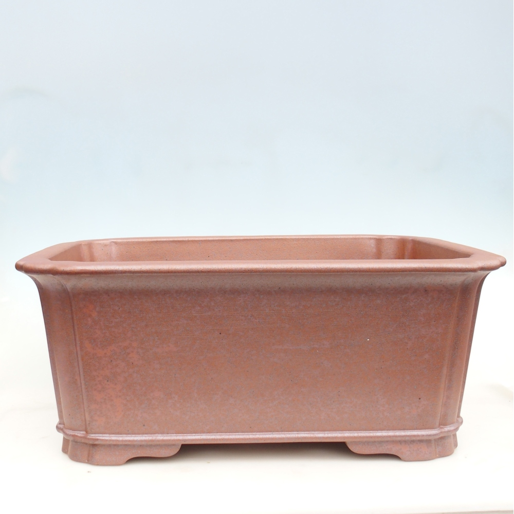 Ceramic bonsai bowl 61,5 x 47,5 x 26 cm , metal colour - PERSONAL COLLECTION ONLY or pallet transport
