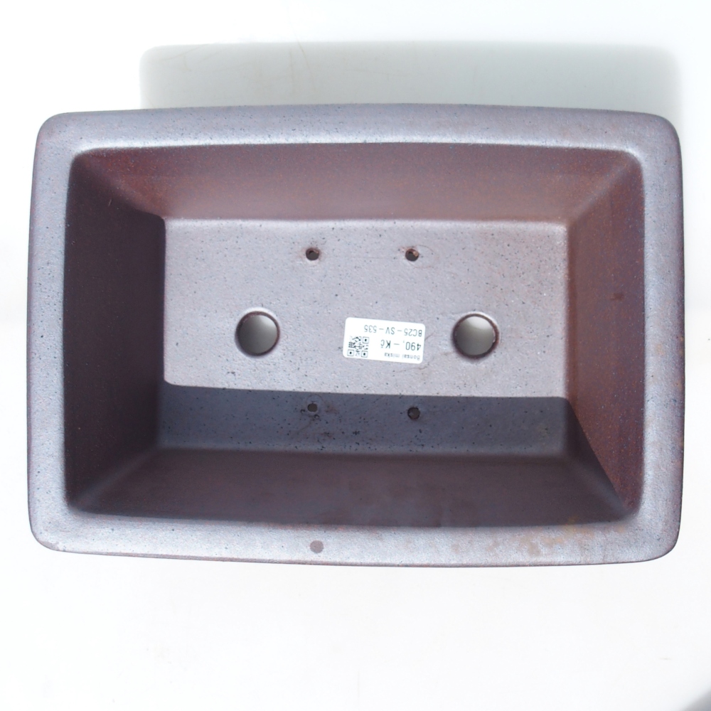 Bowl 28,5 x 20 x 10 cm brown