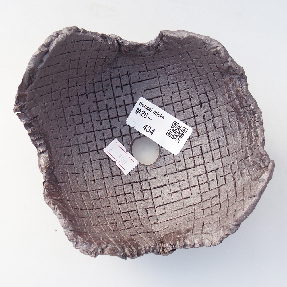 Ceramic Shell 13 x 12,5 x 7,5 cm , metallic colour