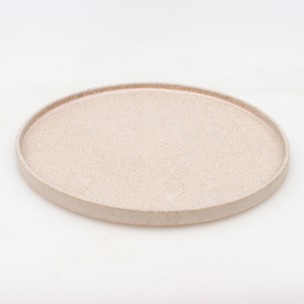 Bonsai bowl round D7-M - 24.5 x 24.5 x 1 cm - beige