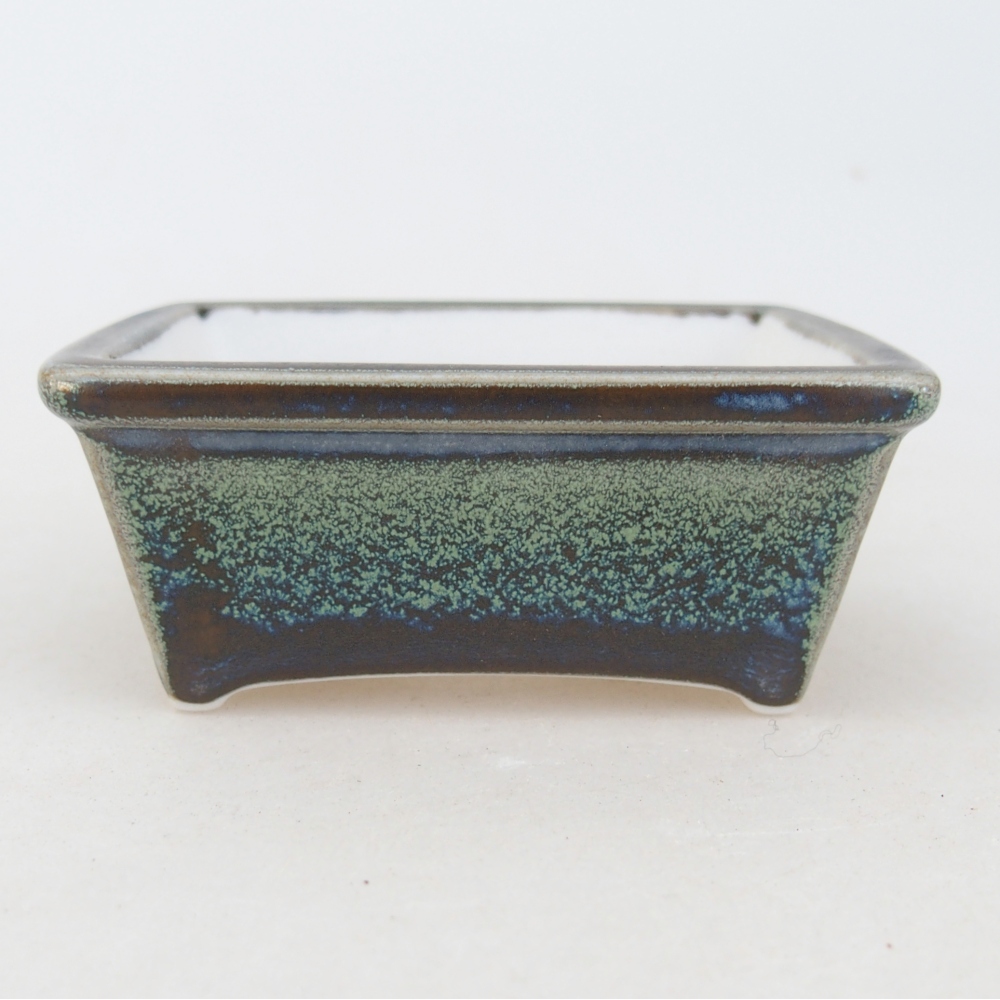 Mini bonsai bowl 7,5 x 6 x 3 cm, green