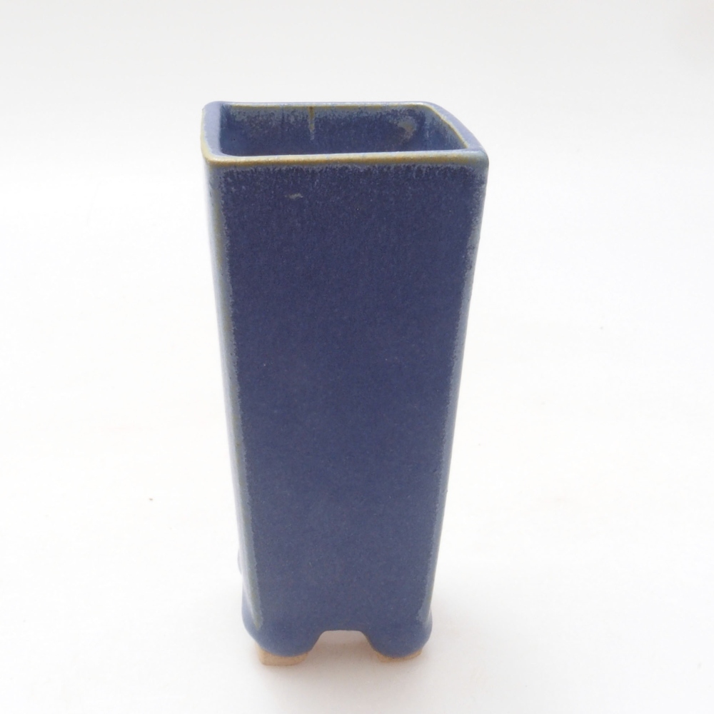 Mini bonsai bowl 4 x 4 x 8,5 cm, color blue