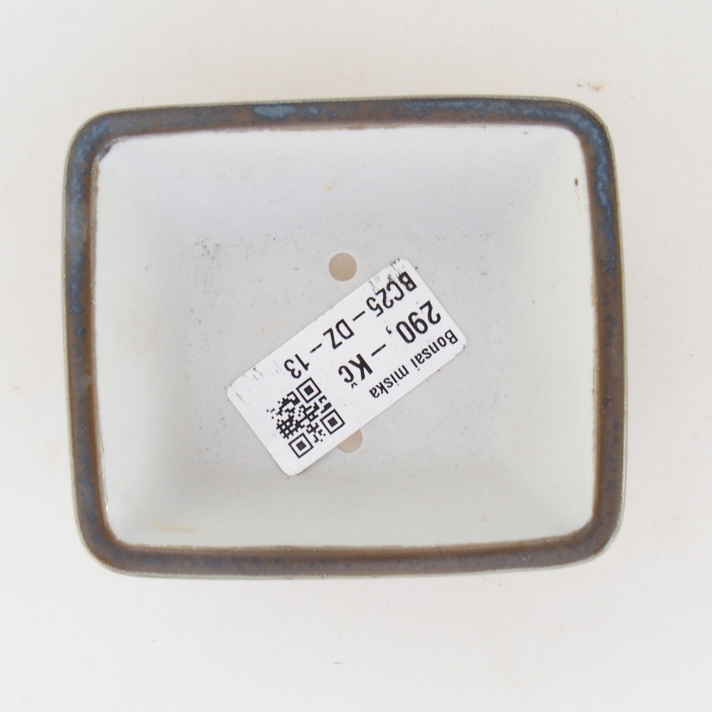 Mini bonsai bowl 8,5 x 7,5 x 4 cm, green
