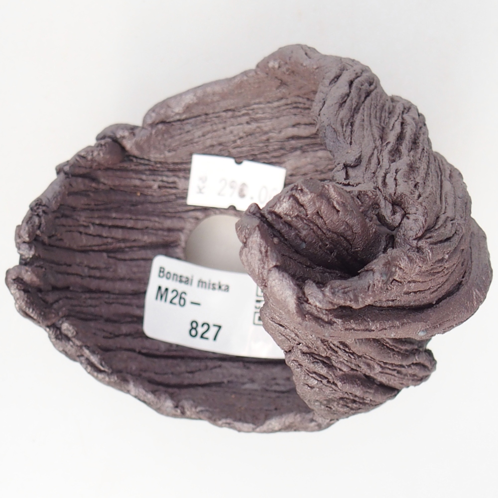 Ceramic Shell 9 x 7,5 x 13 cm , metallic colour