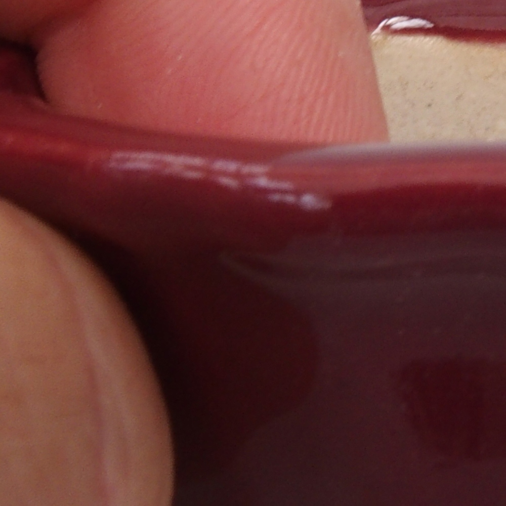 Mini bonsai bowl 5 x 5 x 2,5 cm, color burgundy