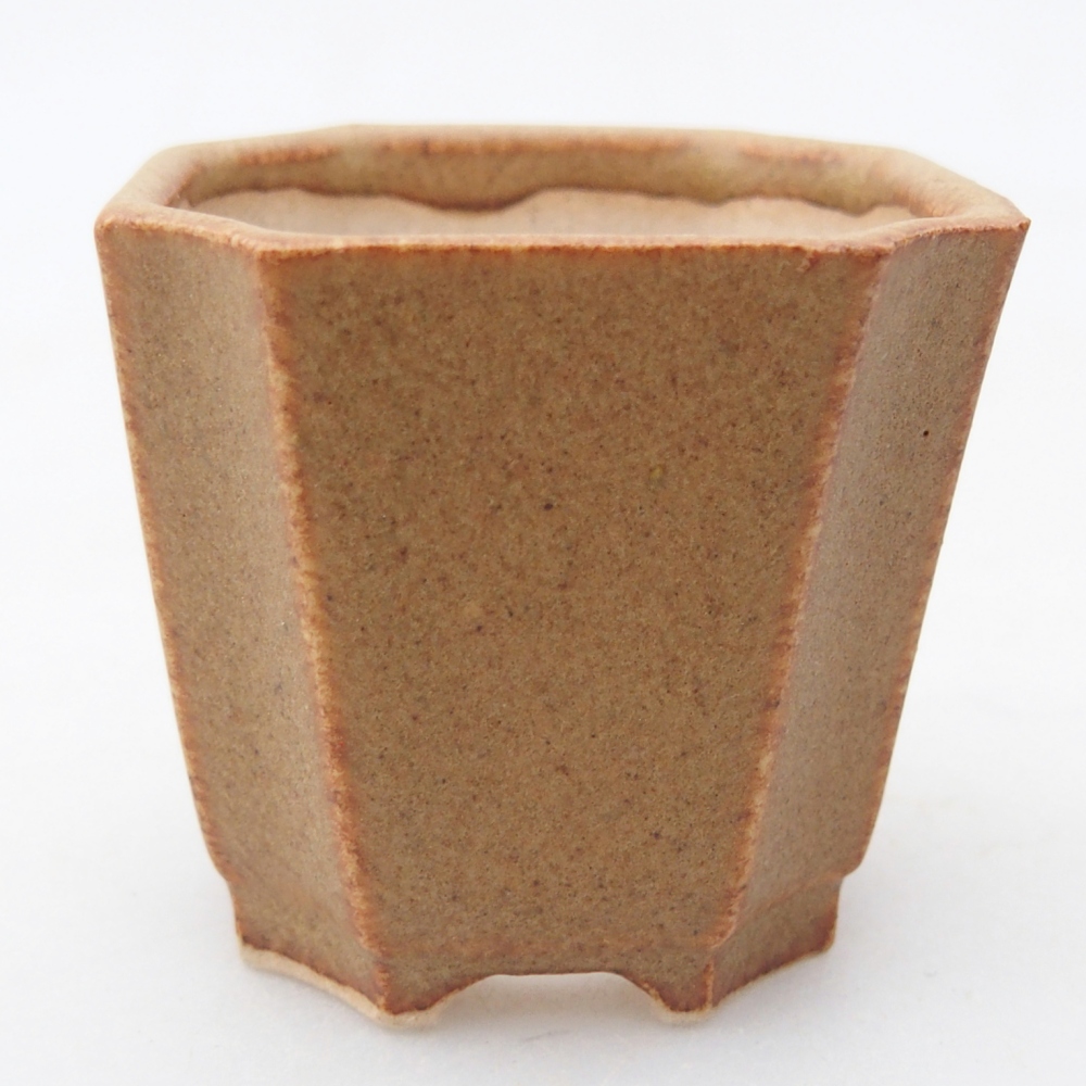Mini bonsai bowl 4,5 x 4,5 x 4 cm, brown