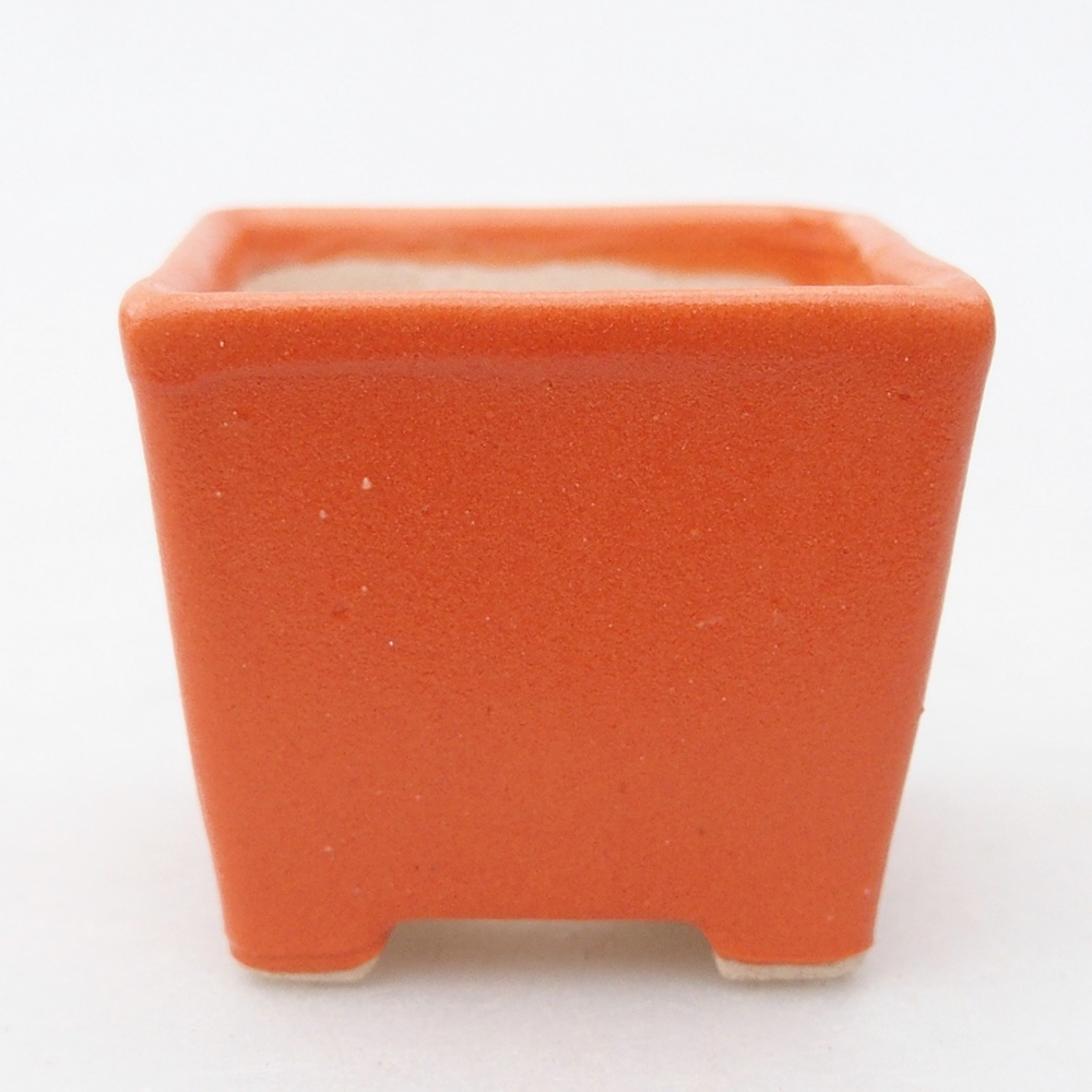 Mini bonsai bowl 3,5 x 3,5 x 3 cm, orange