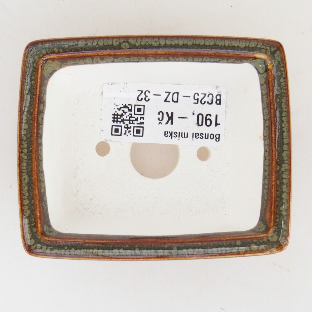 Mini bonsai bowl 7,5 x 6 x 3 cm, brown