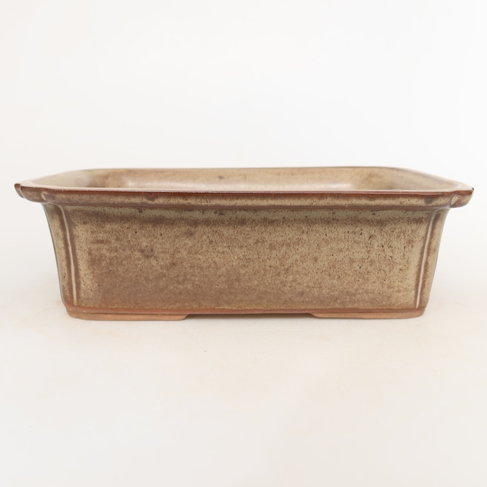 Ceramic Bowl, 20 x 15.5 x 5.5 cm, brown