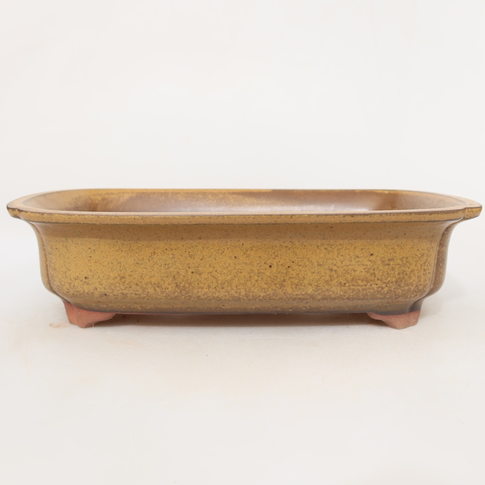 Ceramic Bowl, 24 x 17 x 6 cm, yellow