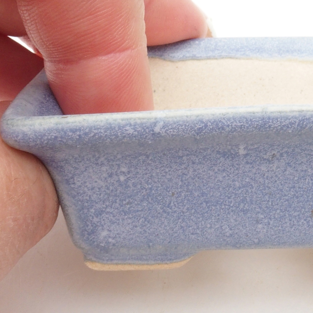 Mini bonsai bowl 7,5 x 5,5 x 2,5 cm, color blue