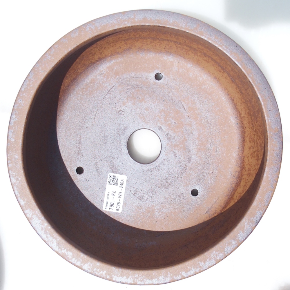 Bowl 25 x 25 x 9 cm brown