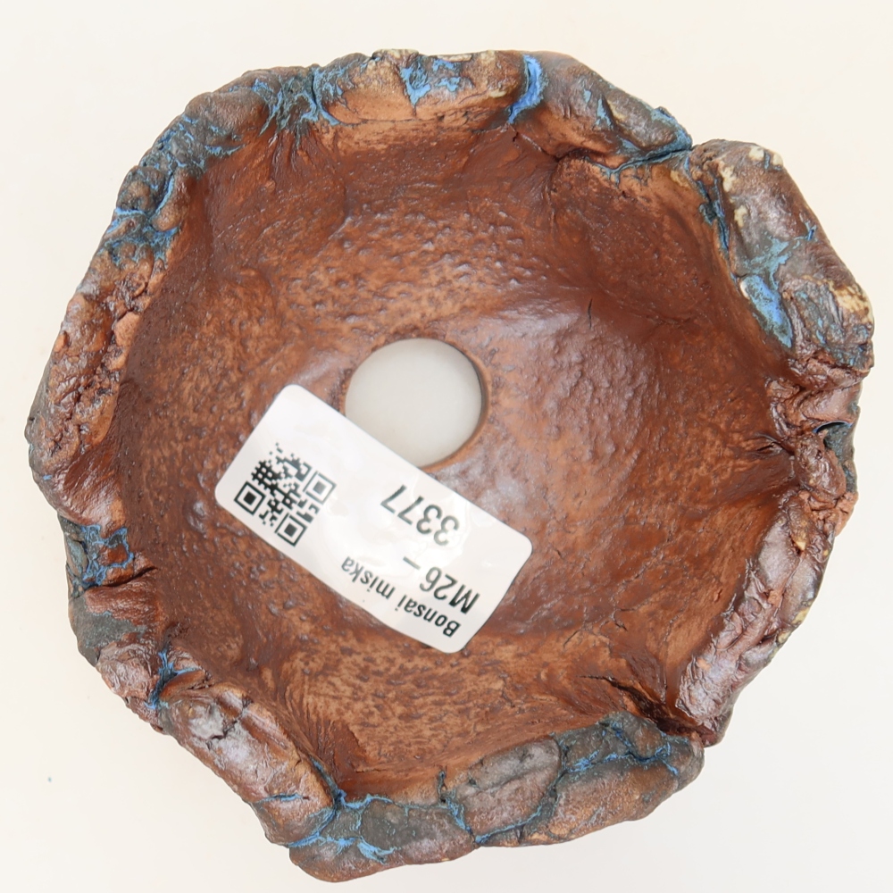 Ceramic Shell 9 x 9 x 6 cm , colour blue