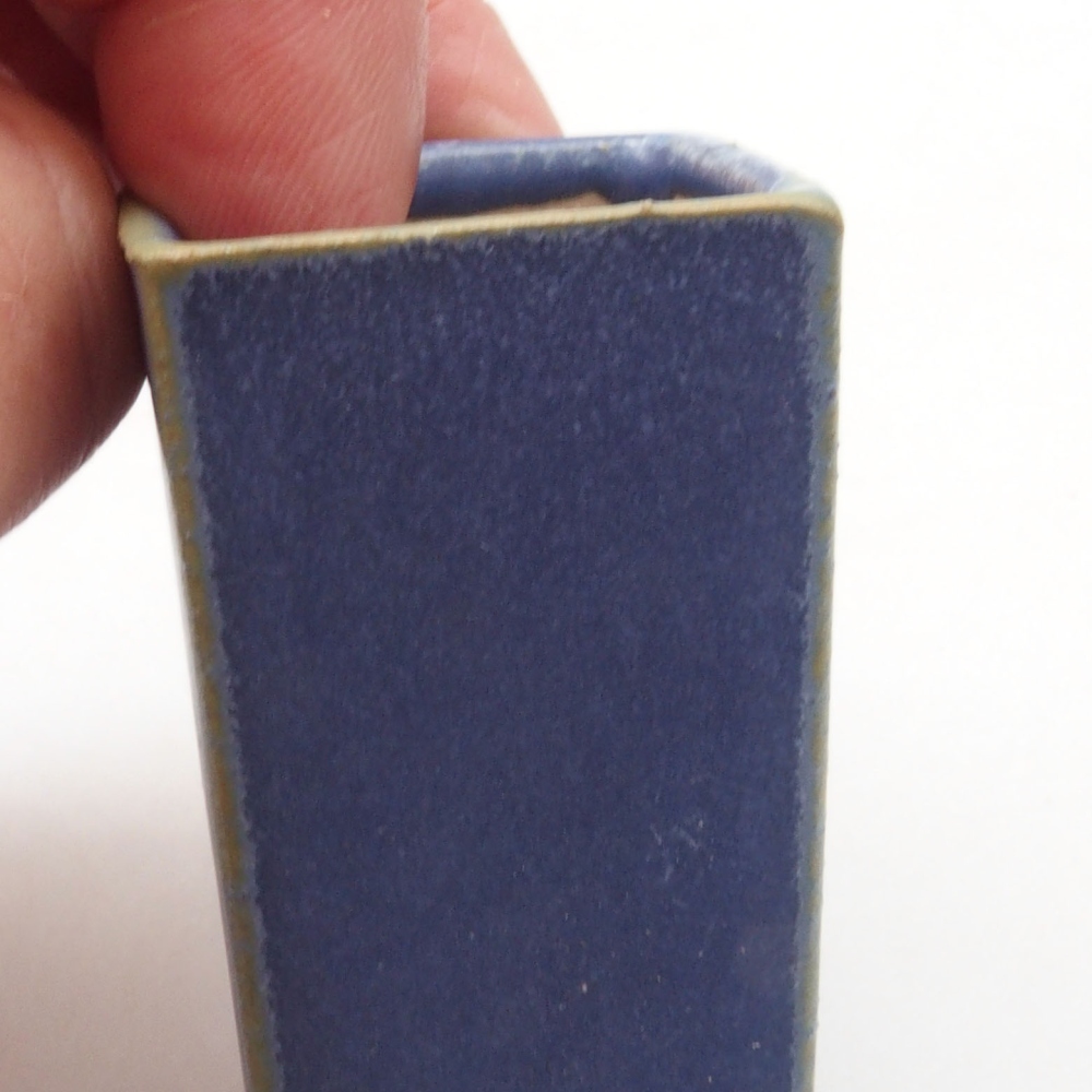 Mini bonsai bowl 3 x 3 x 5 cm, color blue