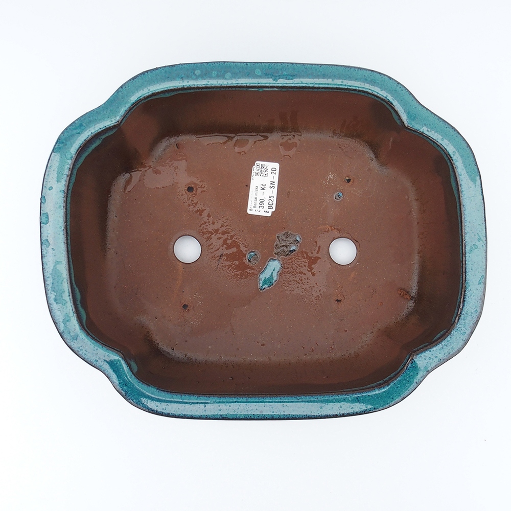 Bowl 32 x 26 x 10,5 cm blue-green