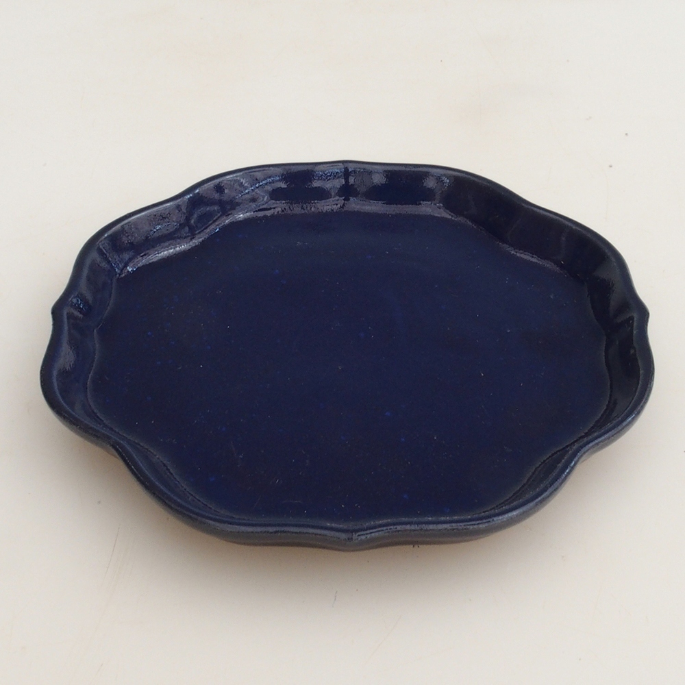 Ceramic bowl H06 - 14 x 14 x 1.5 cm - blue