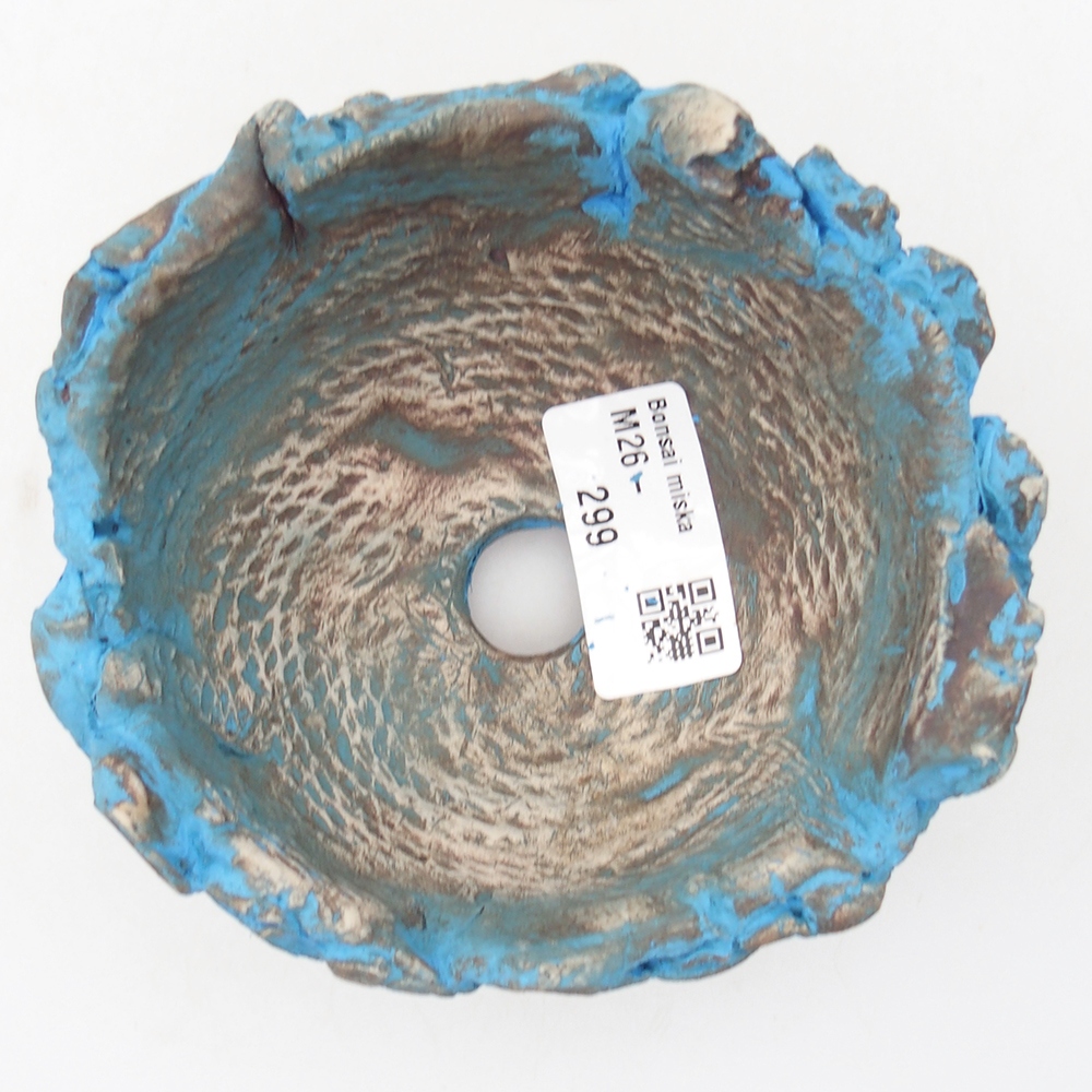 Ceramic Shell 11 x 11 x 7 cm , colour blue