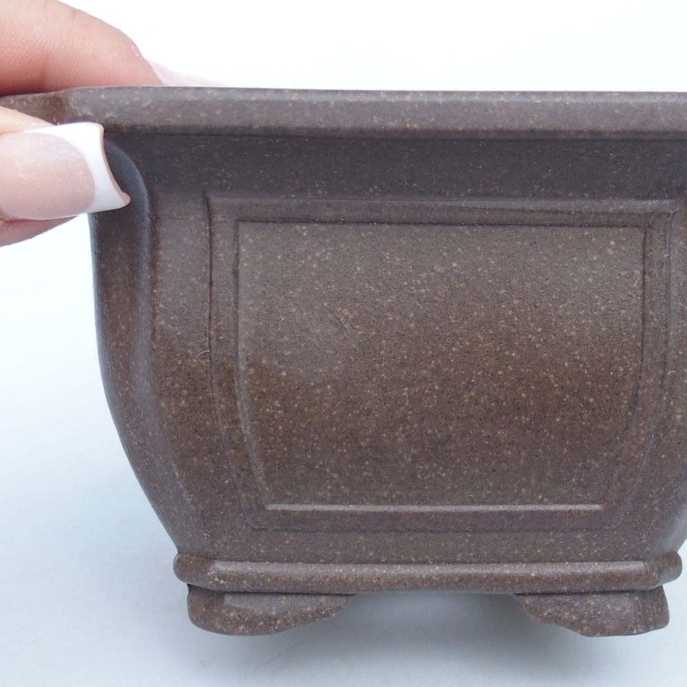 Bowl 12 x 12 x 7,5 cm brown ochre