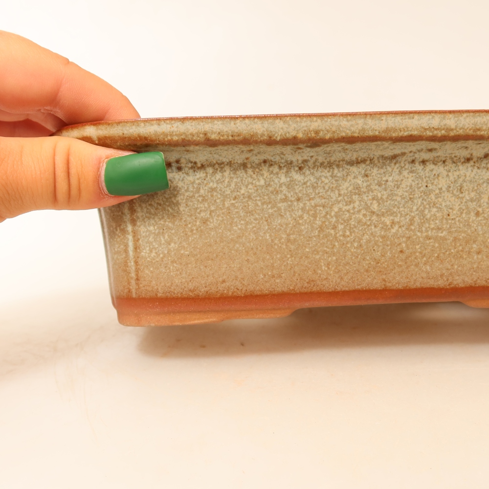 Ceramic Bowl, 20 x 15.5 x 5.5 cm, beige