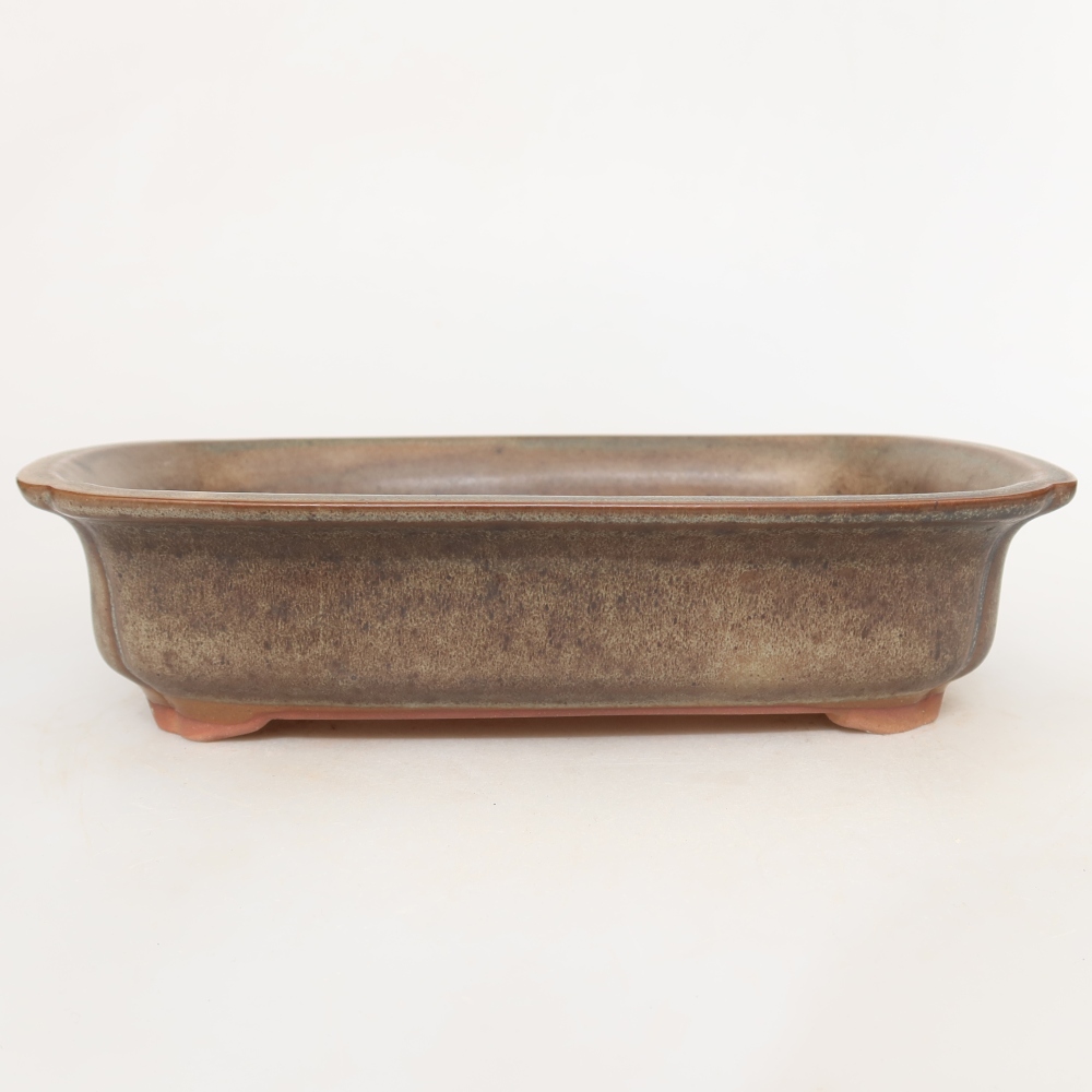 Ceramic Bowl, 24 x 17 x 6 cm, brown