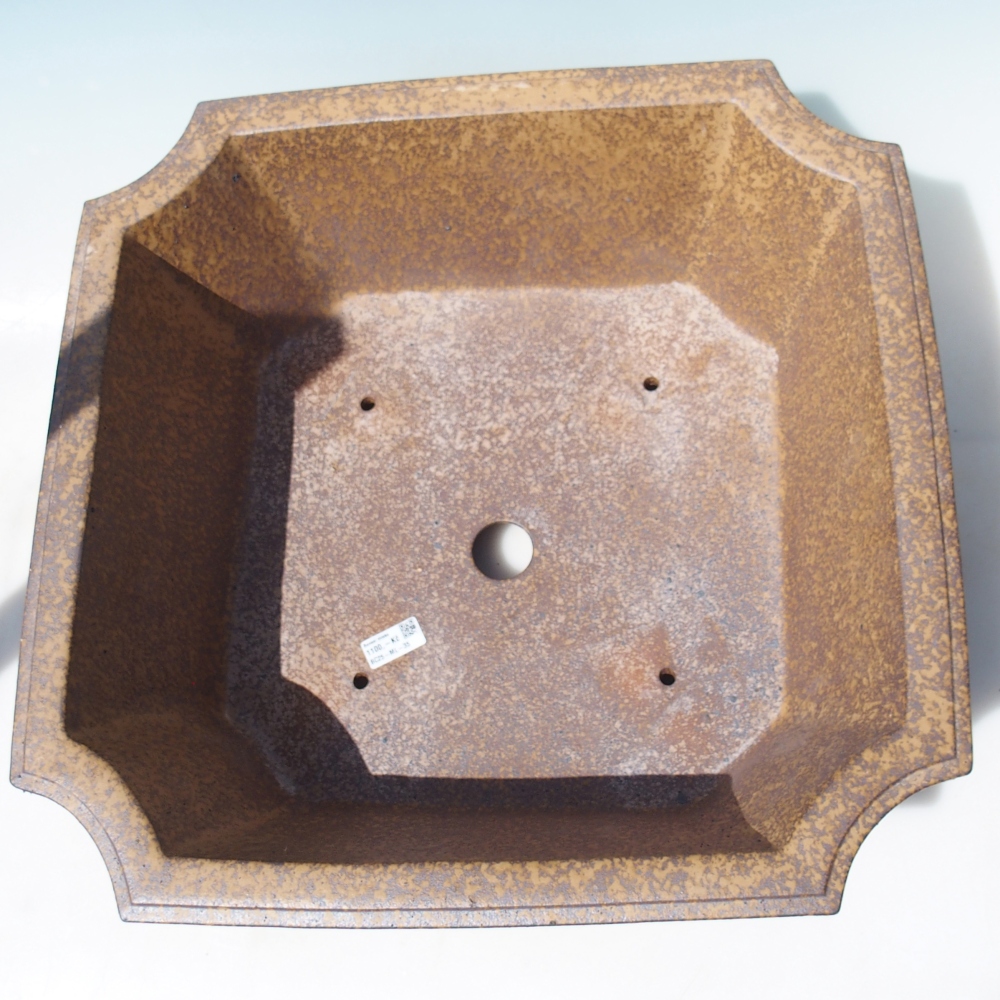 Bowl 52 x 52 x 18 cm brown - PERSONAL COLLECTION OR PALLET TRANSPORT ONLY