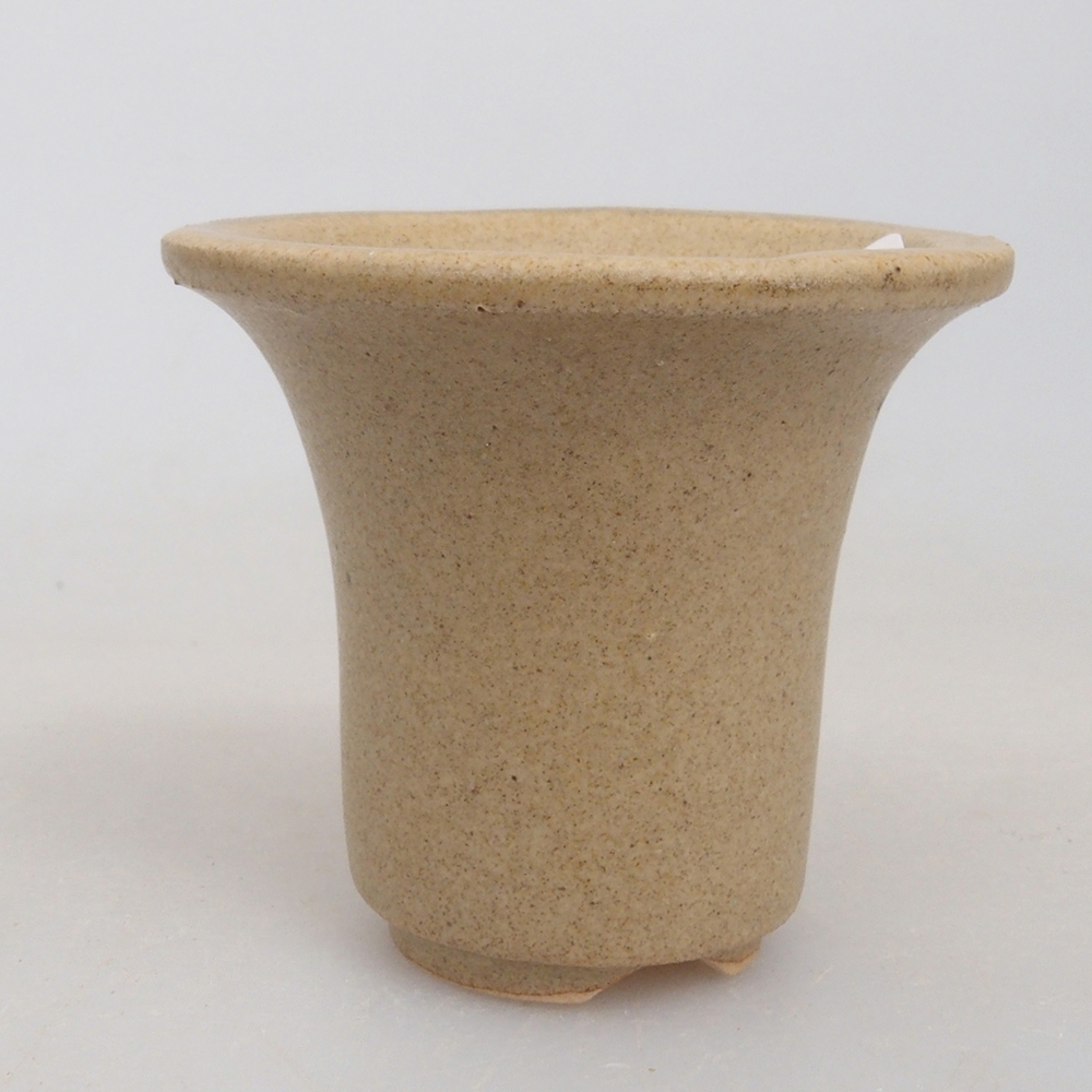 Mini bonsai bowl 4 x 4 x 4 cm, color brown