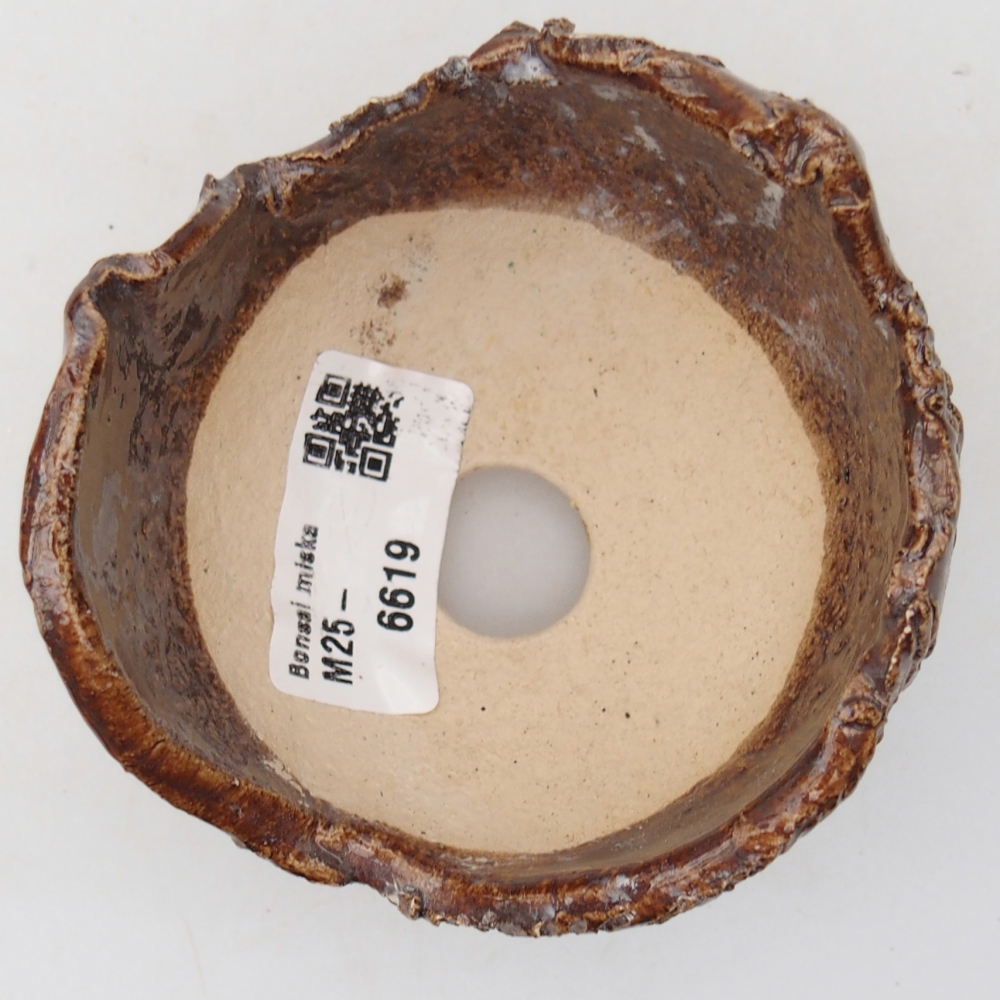 Ceramic Shell 8,5 x 8,5 x 7 cm , colour brown