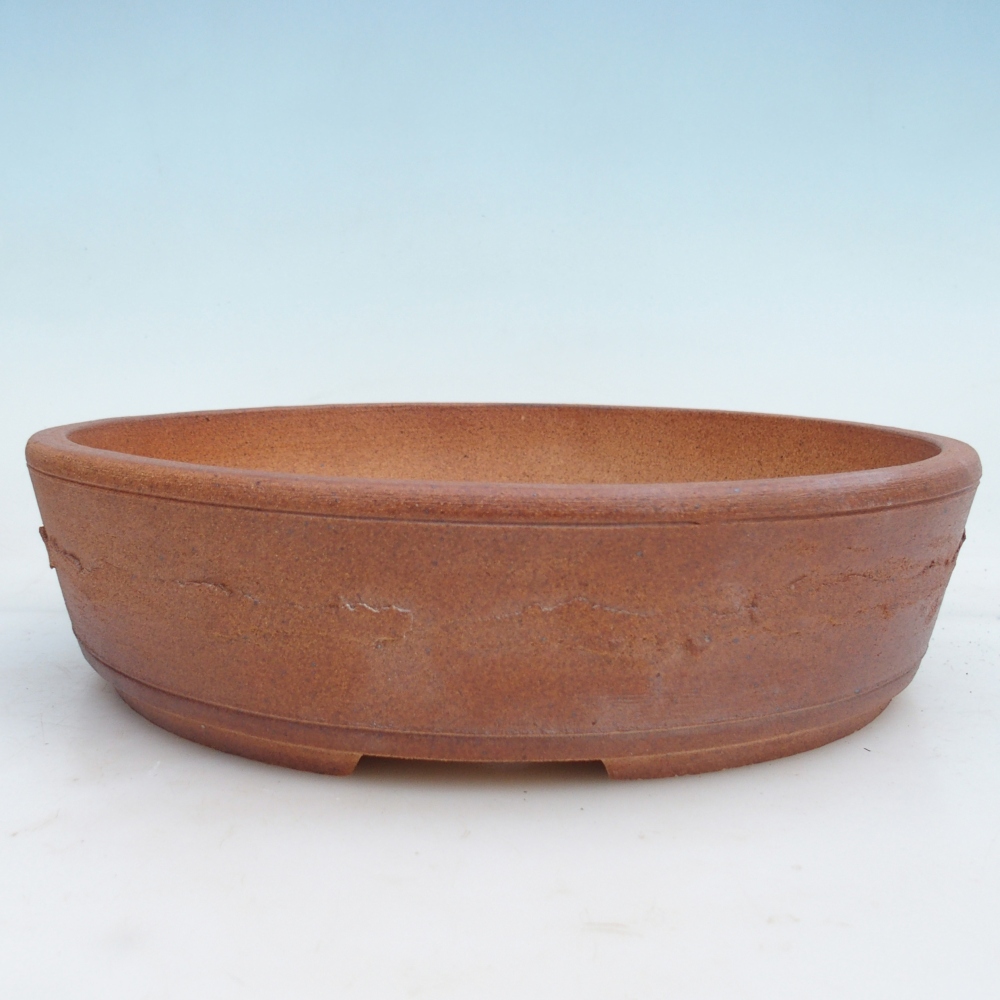 Bonsai bowl 30 x 30 x 7,5 cm , colour brown