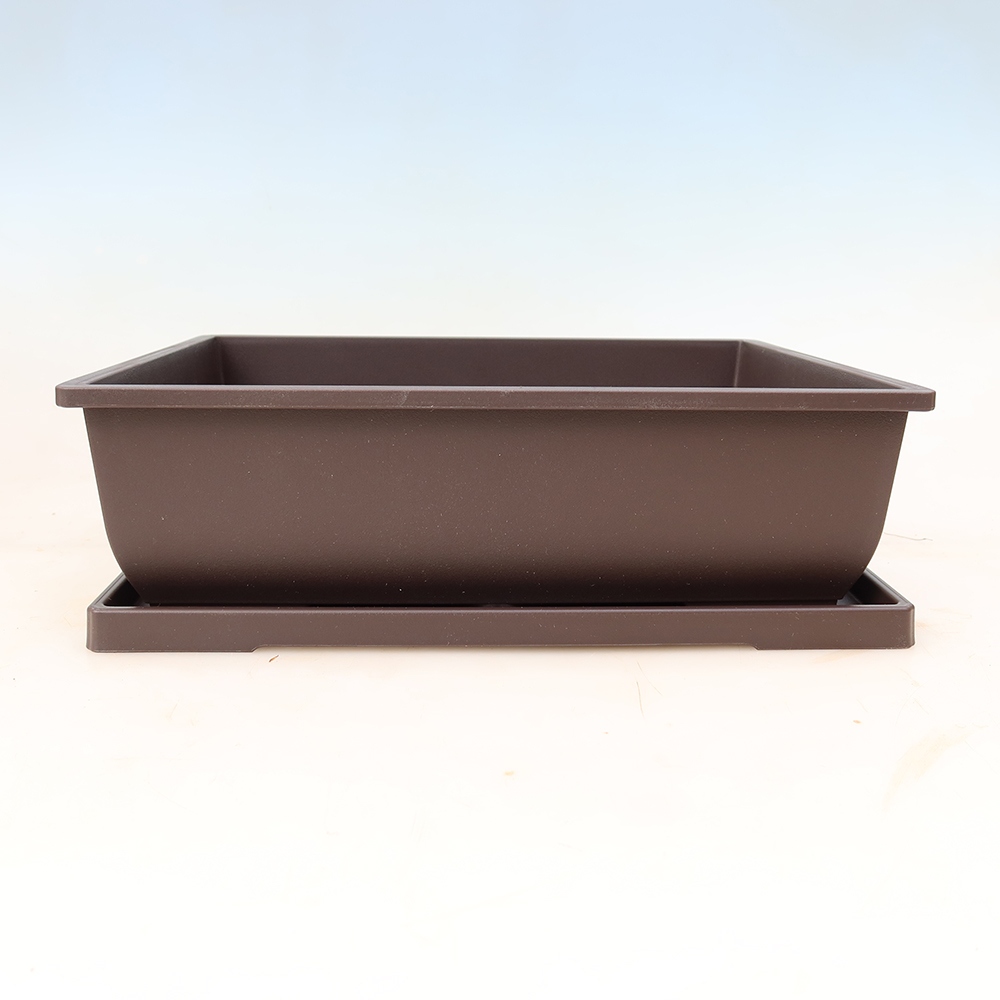 Bonsai bowl + saucer plastic MP-7 - 34 x 26 x 11cm